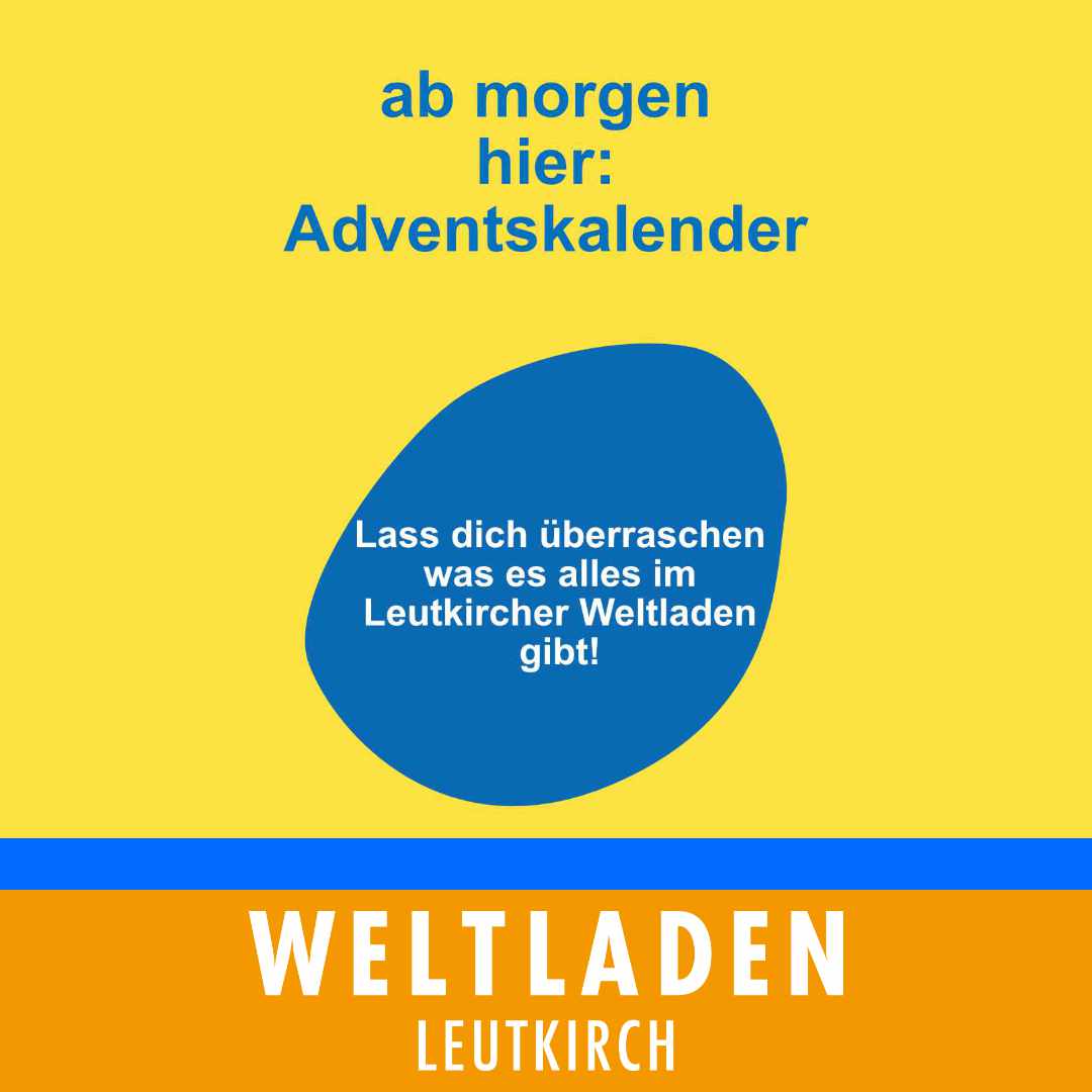 Ab Morgen: Adventskalender
